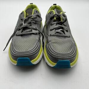 Skechers GOrun MaxRoad 4 Hyper Running Shoes Gray Lime Mens Size 9.5 SN17691